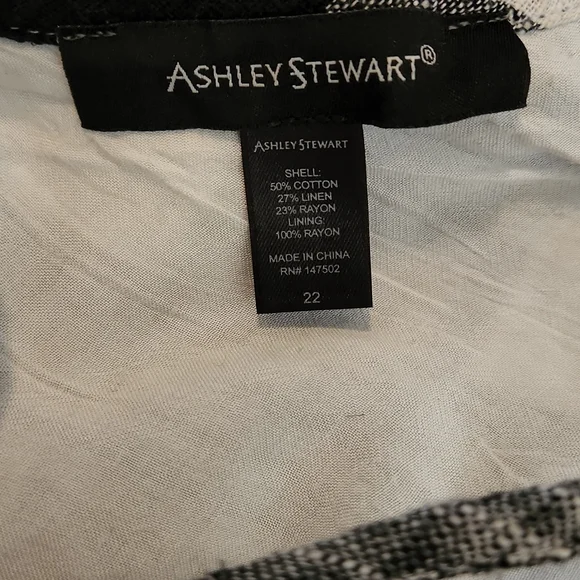 EUC Ashley Stewart Spring/Summer Checkered Dress - Size 22 - Picture 7 of 7